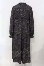 画像3: EATME / 2WAY VINTAGE FLOWER PRINTワンピース M クロ O-25-07-07-090-LO-OP-OW-ZT371 (3)