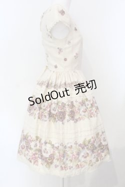 画像3: Innocent World / アンティークパンジーワンピース M キナリ O-25-07-07-009-IW-OP-OW-OS
