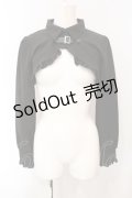 DearMyLove / スクエアバックルフリルショートブラウス M クロ O-25-07-07-099-EL-BL-OW-OS