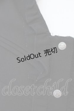 画像2: Ozz oneste / チュールフリル開襟ブラウス  ブラック O-25-07-07-011-OO-BL-IG-OS