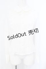 Innocent World / スカラップ衿ブラウス M シロ O-25-07-07-015-IW-BL-IG-OS