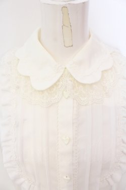 画像2: Innocent World / スカラップ衿ブラウス M シロ O-25-07-07-015-IW-BL-IG-OS
