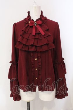画像1: Amavel / Wonder Trickジャボブラウス M ワイン O-25-07-07-017-CA-BL-IG-OS
