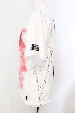 画像2: SEX POT ReVeNGe / スカルボムプリントダメージTシャツ M ホワイト O-25-07-07-027-SP-TS-IG-OS