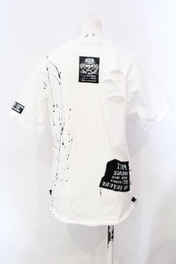 画像3: SEX POT ReVeNGe / スカルボムプリントダメージTシャツ M ホワイト O-25-07-07-027-SP-TS-IG-OS