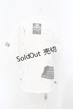 画像3: SEX POT ReVeNGe / スカルボムプリントダメージTシャツ M ホワイト O-25-07-07-027-SP-TS-IG-OS