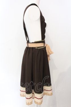 画像3: axes femme POETIQUE / サス付きビスケットスカート  ブラウン O-25-07-08-040-AX-SK-IG-OS