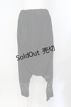 画像1: Drug Honey / サルエルパンツ  ブラック O-25-07-08-046-PU-PA-OW-ZY