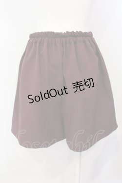 画像2: DearMyLoveRose / 選べる丈レースアップパンツ ショート丈M ワイン O-25-07-08-049-EL-PA-OW-ZY