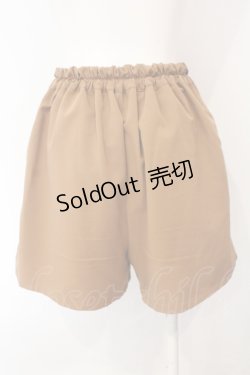 画像2: DearMyLoveRose / 選べる丈レースアップパンツ ショート丈M モカ O-25-07-08-050-EL-PA-OW-OS