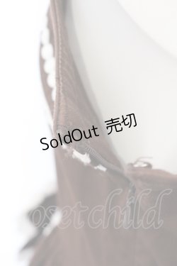画像5: BABY,THE STARS SHINE BRIGHT / ハート刺繍ジャンパースカート  ブラウン O-25-07-08-051-BA-OP-OW-OS