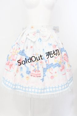 画像1: metamorphose / Popping Balloonスカート  サックス O-25-07-08-052-ME-SK-OW-OS