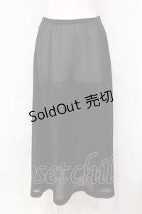 KANEKO ISAO / ペチコート  クロ O-25-07-08-074-EL-SK-IG-OS
