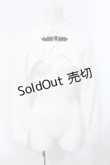 DearMyLove / スクエアバックルフリルショートブラウス M オフシロ O-25-07-08-010-EL-BL-OW-OS