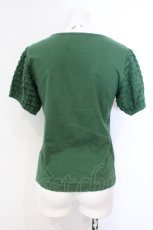 画像3: PINK HOUSE / 箔プリントTシャツ  グリーン O-25-07-08-082-LO-TO-IG-ZT009 (3)