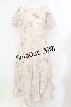 画像1: WONDERFUL WORLD / オールドローズ半袖ワンピース  ピンク O-25-07-08-084-LO-OP-IG-ZI