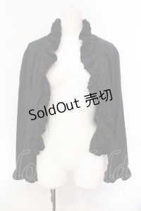 WONDERFUL WORLD / ピコフリルカーディガン  クロ O-25-07-08-101-LO-TO-IG-ZI