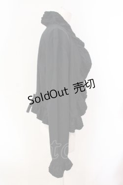 画像2: WONDERFUL WORLD / ピコフリルカーディガン  クロ O-25-07-08-101-LO-TO-IG-ZI