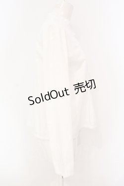 画像3: WONDERFUL WORLD / チャイナボタンブラウス  シロ O-25-07-08-102-LO-BL-IG-OS