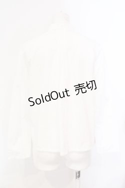 画像4: WONDERFUL WORLD / チャイナボタンブラウス  シロ O-25-07-08-102-LO-BL-IG-OS