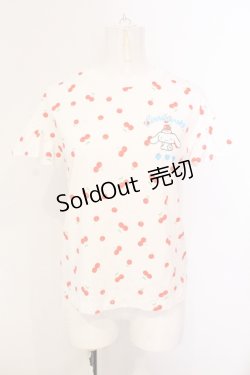 画像1: サンリオ / グラフィックTシャツ M さくらんぼ×シナモロール O-25-07-08-117-EL-TS-IG-OS