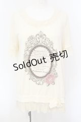 axes femme / 10th アニバーサリーTシャツ  アイボリー O-25-07-08-120-AX-TO-IG-OS