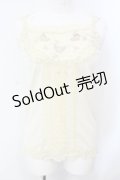axes femme / バタフライモチーフキャミ M キナリ O-25-07-08-002-AX-TO-OW-OS