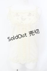 axes femme / バタフライモチーフキャミ M キナリ O-25-07-08-002-AX-TO-OW-OS