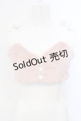 mon lily / リボンファーキャミソール M ピンク O-25-07-08-019-LO-TO-OW-OS