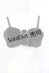 mon lily / ファーキャミソール M クロ O-25-07-08-020-LO-TO-OW-OS
