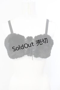 mon lily / ファーキャミソール M クロ O-25-07-08-020-LO-TO-OW-OS