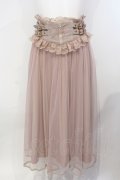 Rojita / ハートZIPロングチュールスカート F ピンク O-25-07-08-022-LO-SK-OW-OS