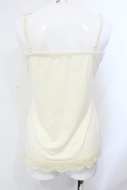 画像3: axes femme / バタフライモチーフキャミ M キナリ O-25-07-08-002-AX-TO-OW-OS