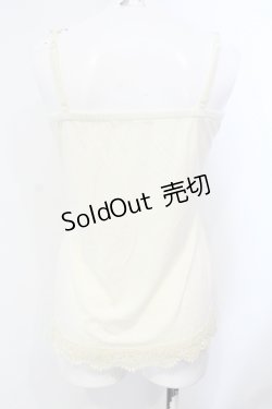 画像3: axes femme / バタフライモチーフキャミ M キナリ O-25-07-08-002-AX-TO-OW-OS
