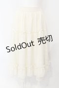 axes femme POETIQUE / シアーチェックティアードスカート M キナリ O-25-07-08-026-AX-SK-OW-OS