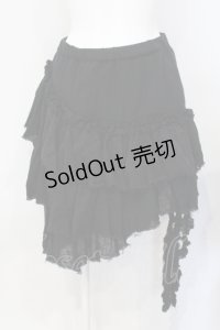 HELL CAT PUNKS / アシメガーゼスカート   O-25-07-08-031-PU-SK-OW-OS