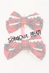 Angelic Pretty / タータンチェックリボンクリップSet  アカ O-25-07-10-030-AP-AC-OW-OS