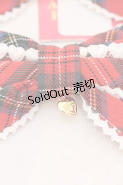 画像2: Angelic Pretty / タータンチェックリボンクリップSet  アカ O-25-07-10-030-AP-AC-OW-OS