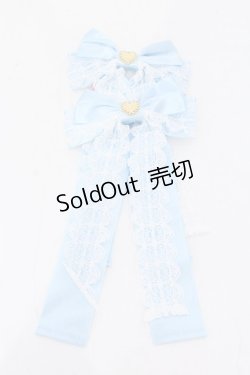 画像1: Angelic Pretty / たそがれBrilliantリボンクリップSet  サックス O-25-07-10-032-AP-AC-OW-OS
