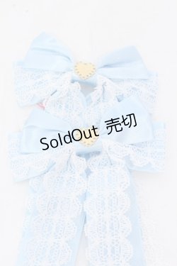 画像2: Angelic Pretty / たそがれBrilliantリボンクリップSet  サックス O-25-07-10-032-AP-AC-OW-OS