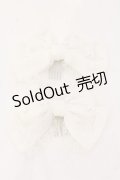 metamorphose / ラメ総レースパール付リボンコーム  シロ O-25-07-10-033-ME-AC-IG-OS
