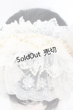 画像4: BABY,THE STARS SHINE BRIGHT / レーシィパールドールカチューシャ  アイボリー O-25-07-10-003-BA-AC-IG-OS