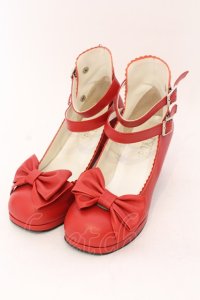 LIEF / 2ストラップシューズ 36 アカ O-25-07-10-041-LO-SH-IG-OS