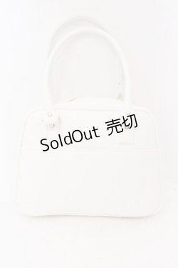 画像3: metamorphose / 刺繍入りフリルBAG  シロ O-25-07-10-044-ME-BG-IG-OS