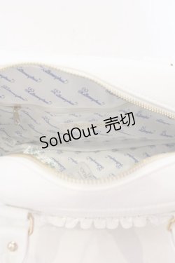 画像4: metamorphose / 刺繍入りフリルBAG  シロ O-25-07-10-044-ME-BG-IG-OS