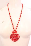 Angelic Pretty / ドットLovely Heartクッションネックレス  アカ O-25-07-10-047-AP-AC-OW-OS