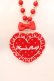 画像2: Angelic Pretty / ドットLovely Heartクッションネックレス  アカ O-25-07-10-047-AP-AC-OW-OS (2)