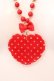 画像3: Angelic Pretty / ドットLovely Heartクッションネックレス  アカ O-25-07-10-047-AP-AC-OW-OS (3)