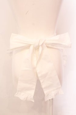 画像3: axes femme kawaii / mikkoコラボ刺繍エプロン  シロ O-25-07-10-050-AX-SK-OW-OS