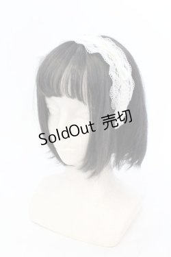 画像1: Melody BasKet / 旋律で紡いだレースカチューシャ  オフシロ O-25-07-10-008-LO-AC-IG-OS